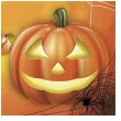 serwetki papierowe halloween dynia pomaranczowy maki 33 cm 20 szt