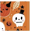 serwetki papierowe halloween dynie pomaranczowy maki 33 cm 20 szt