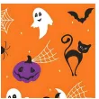 serwetki papierowe halloween pomaranczowy maki 33 cm 20 szt
