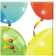 serwetki papierowe imprezowe balony dekoracja stolu na urodziny sylwestra 33 cm 20 szt