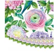 serwetki papierowe kwiaty fioletowa rozkosz paw 33 cm 20 szt