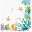 serwetki papierowe podwodne zwierzeta ocean partypal 33 cm 10 szt