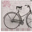 serwetki paryski rower maki 33 cm 20 szt