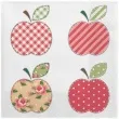 serwetki patchworkowe jablka maki 33 cm 20 szt