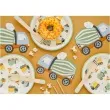 serwetki pojazdy budowlane betoniarka partydeco 20 szt