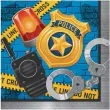 serwetki police party creativeconverting 33 cm 16 szt