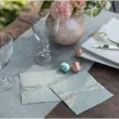 serwetki prazkowane metaliczne zielone santex 25 cm 20 szt