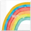 serwetki rainbow party tecza procos 33 cm 20 szt