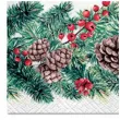 serwetki ramka galazek swierkowych paw 33 cm 20 szt