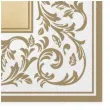 serwetki ramka roccoco ecru maki 33 cm 20 szt