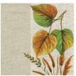 serwetki ramka z jesiennych lisci maki 33 cm 20 szt