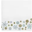 serwetki ramka ze swiatecznych platkow sniegu maki 33 cm 20 szt