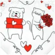 serwetki rondo walentynki serce paw 32 cm 12 szt