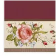 serwetki rozana ramka czerwone maki 33 cm 20 szt