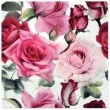 serwetki rozowe roze paw 33 cm 20 szt