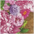 serwetki rozowy wianek z piwoni maki 33 cm 20 szt