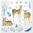serwetki sarenki w lesie biale paw 33 cm 20 szt
