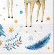 serwetki sarenki w lesie biale paw 33 cm 20 szt