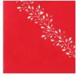 serwetki serce czerwone 33 cm santex 20 szt