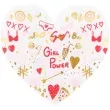 serwetki serce girl power partydeco 16 x 15 cm 20 szt