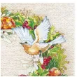serwetki swiateczny wieniec i ptaki maki 33 cm 20 szt