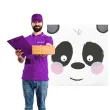 serwetki urodzinowe safari z panda partypal 33 cm 20 szt