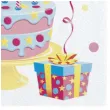 serwetki urodzinowy tort i balony maki 33 cm 20 szt