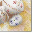 serwetki wielkanoc biale pisanki maki 33 cm 20 szt