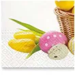 serwetki wielkanoc jajka w koszu paw 33 cm 20 szt
