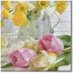 serwetki wielkanoc kolorowy bukiet maki 33 cm 20 szt