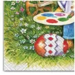 serwetki wielkanoc krolik malarz maki 33 cm 20 szt