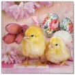 serwetki wielkanoc pisklaki rozowe maki 33 cm 20 szt