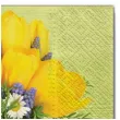 serwetki wielkanoc tulipany z krolikami maki 33 cm 20 szt