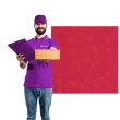 serwetki wytlaczane sniezki czerwone paw 33 cm 20 szt