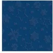serwetki wytlaczane sniezki niebieskie paw 33 cm 20 szt