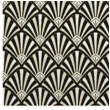 serwetki wzor art deco czarne maki 33 cm 20 szt