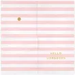serwetki yummy hello gorgeous rozowy jasny partydeco 33 cm 20 szt