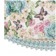 serwetki z nadrukiem kwiatow i motylkow paw 33 x 33 cm 20 sztuk