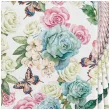 serwetki z nadrukiem kwiatow i motylkow paw 33 x 33 cm 20 sztuk
