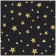 serwetki zlote gwiazdki czarne paw 33 cm 20 szt
