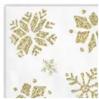 serwetki zlote platki sniegu paw 25 cm 20 szt
