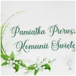 skarbonka pierwsza komunia swieta konwalie bialy 9 5 cm