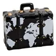 skarbonka walizka mapa swiata czarna kemis