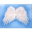 skrzydla aniol classic biale partydeco 50 x 35 cm