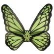 skrzydla motyl zielone funny fashion 76 cm