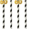 slomki 60 19 5 cm zlote w paski 6 szt