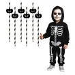 slomki halloween dynie bialo czarne 19 5 cm 6 szt