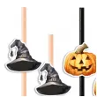 slomki halloween kot czarownicy z dynia mix 19 5 cm 6 szt