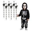 slomki halloween koty bialo czarne 19 5 cm 6 szt