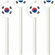 slomki panstwa swiata korea poludniowa 19 5 cm 6 szt